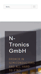 Mobile Screenshot of n-tronics.com