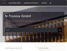 Tablet Screenshot of n-tronics.com